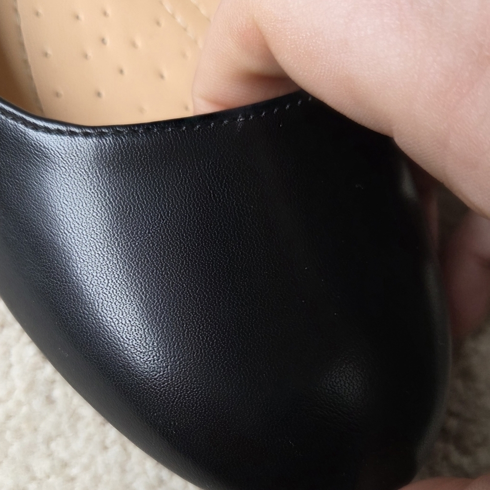 Viapipa Black Mary Jane Flat Shoes Size 8 - Picture 4 of 8